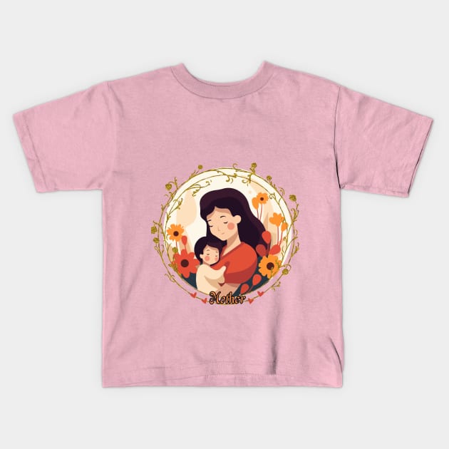 Mother Kids T-Shirt by Seasonal Besties